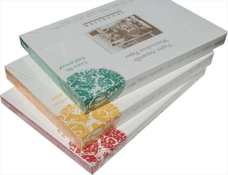 Sennelier Watercolor Block, 20 Sheets, Cold-Press, 5.7" x 4.25" - Image 2